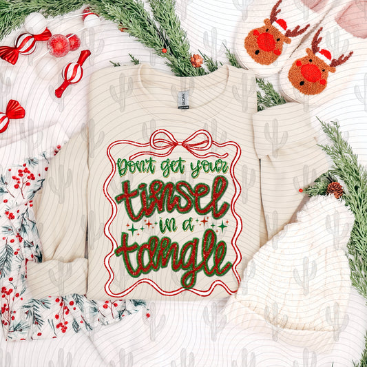 Don’t get your Tinsel in a Tangle Faux Tinsel Digital Download