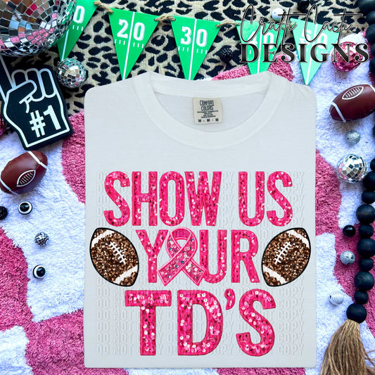 Show Us Your TD’S Faux Sequin Digital Download