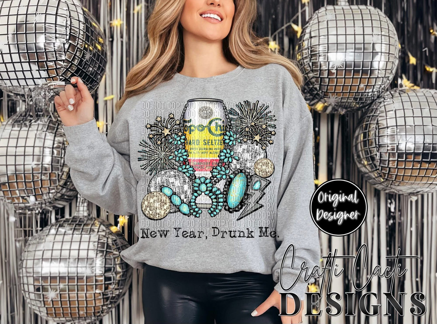 New Year, Drunk Me Designs