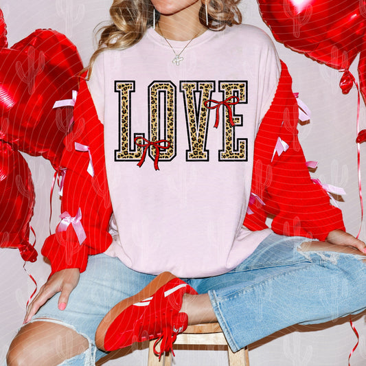 Love Leopard Bow - Digital Download