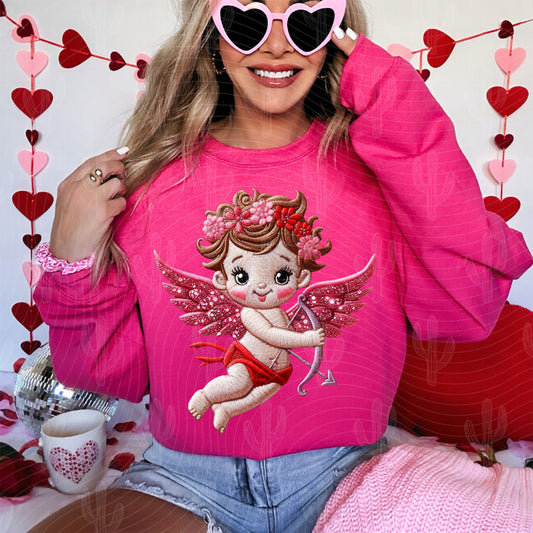 Cupid - Faux Sequin - Digital Download