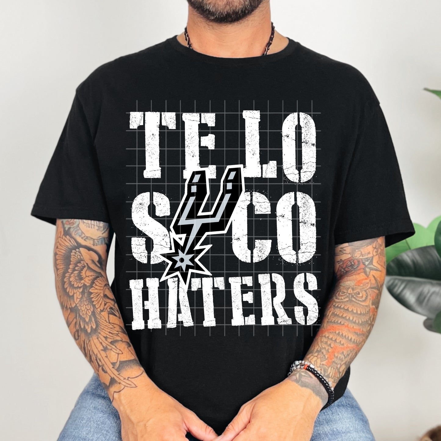 Te Lo Sico Haters SA Spurs (Black and White Fonts) - Facebook Exclusive Digital Download