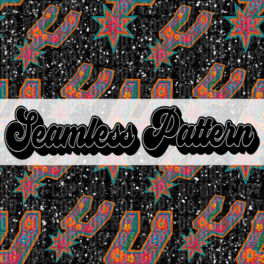 SA Spurs Seamless Digital Download