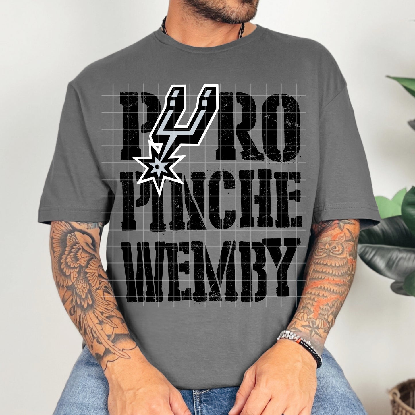 Puro Pinche Wemby (Black and White Fonts) - Facebook Exclusive Digital Download