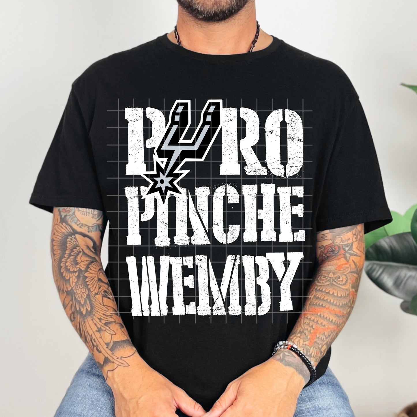 Puro Pinche Wemby (Black and White Fonts) - Facebook Exclusive Digital Download