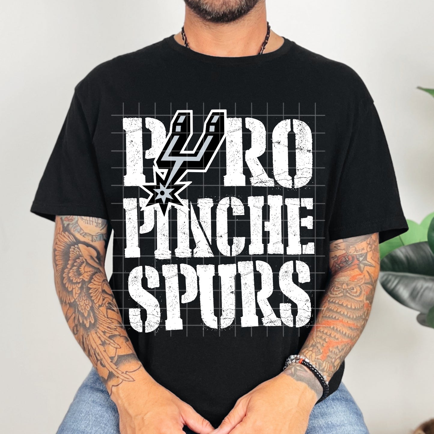 Puro Pinche Spurs (Black and White Fonts) - Facebook Exclusive Digital Download