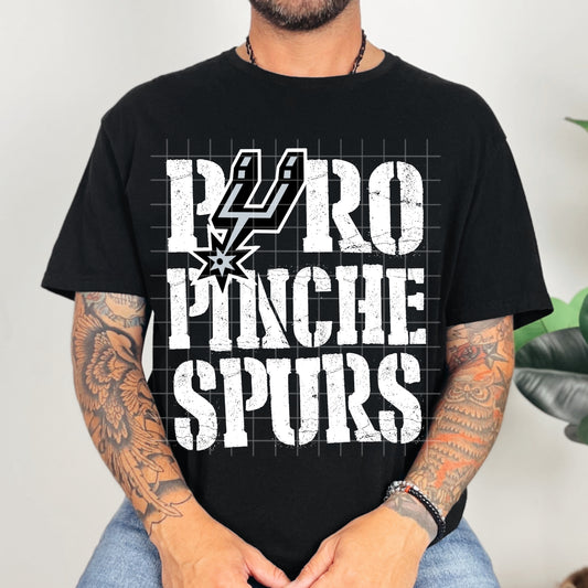 Puro Pinche Spurs (Black and White Fonts) - Facebook Exclusive Digital Download