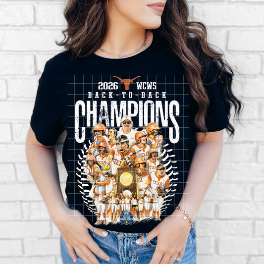 TX Longhorns Softball Champs - Facebook Exclusive Digital Download