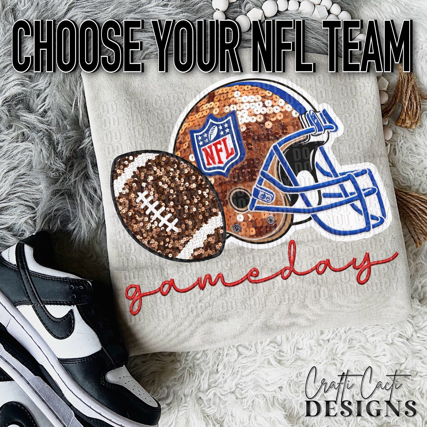 Inspired Pro Football Game Day Helmet Digitals