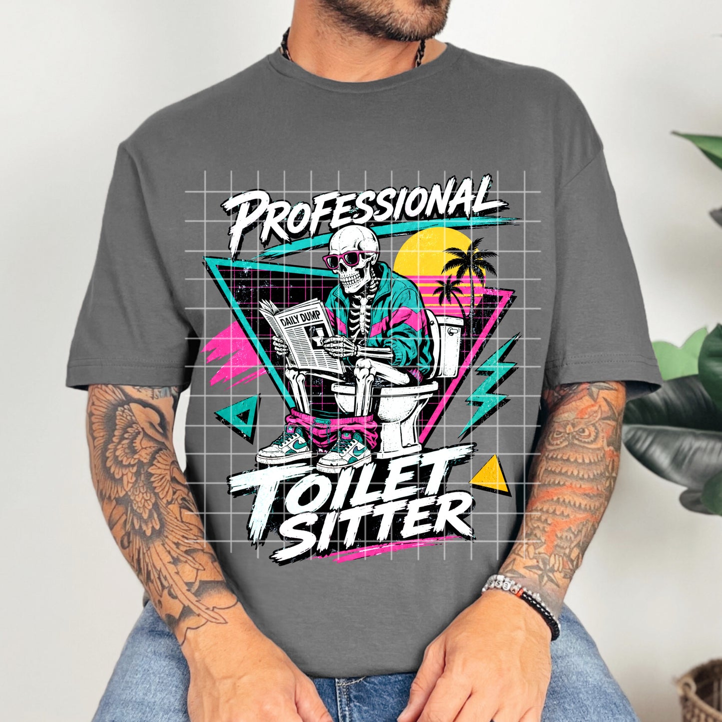 Professional Toilet Sitter (Both Versions Included) Digital Download