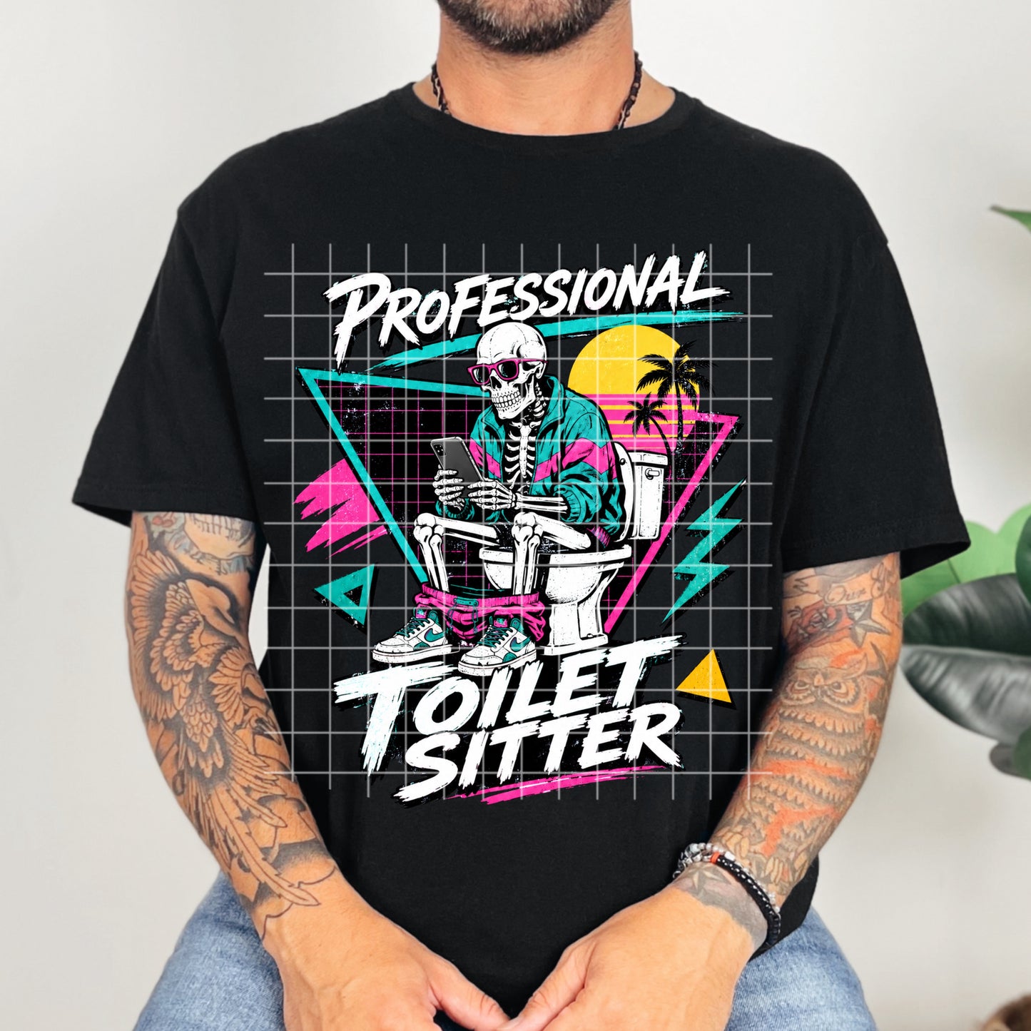 Professional Toilet Sitter (Both Versions Included) Digital Download