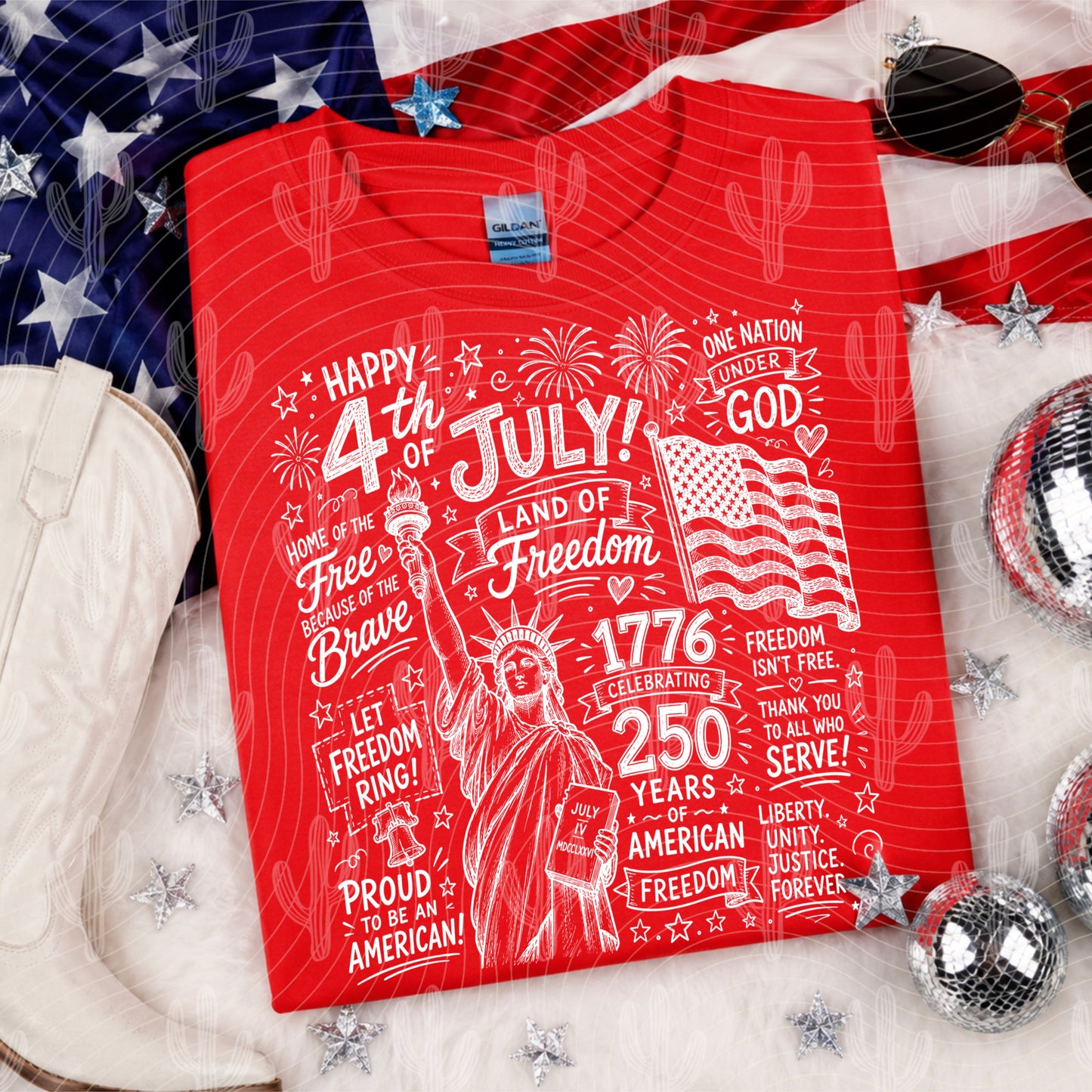 4th of July Doodle - Facebook Exclusive Digital Download
