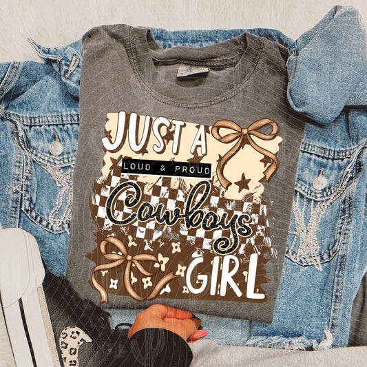 Just a Loud & Proud “MASCOT NAME” Girl - Digital Download