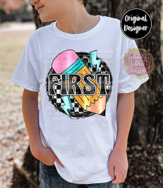 First Boy Retro Style Digital Download