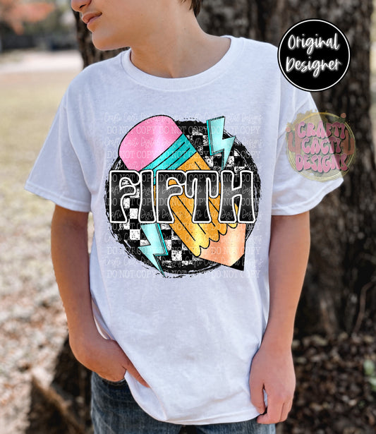 Fifth Boy Retro Style Digital Download