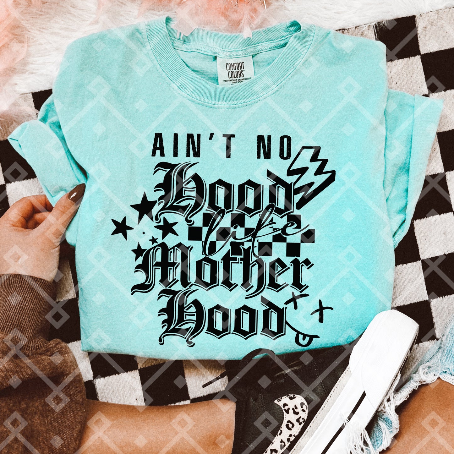 MotherHood - Black and White Font - Digital Download