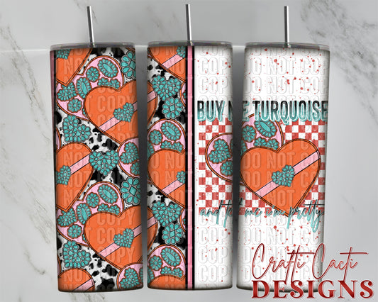 Buy Me Turquoise Tumbler Wrap Digital Download