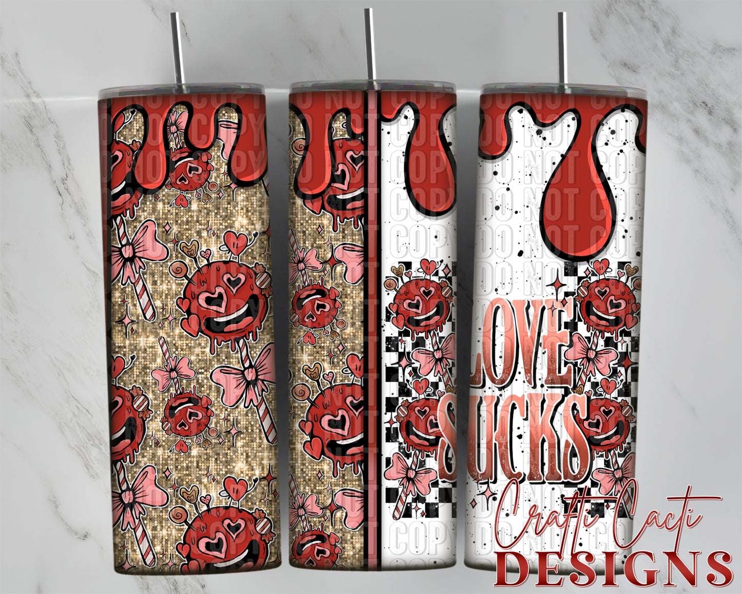 Love Sucks Tumbler Wrap Digital Download