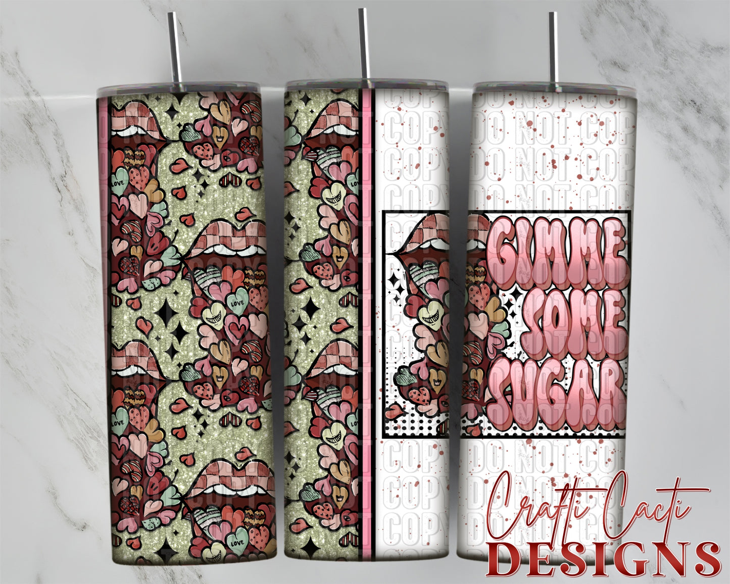 Gimme Some Sugar Tumbler Wrap Digital Download