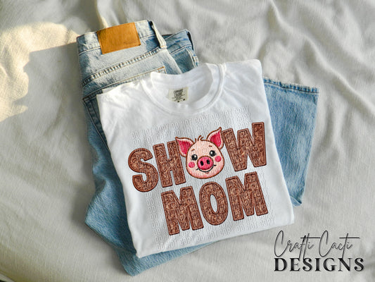 Pig Show Mom Digital Download