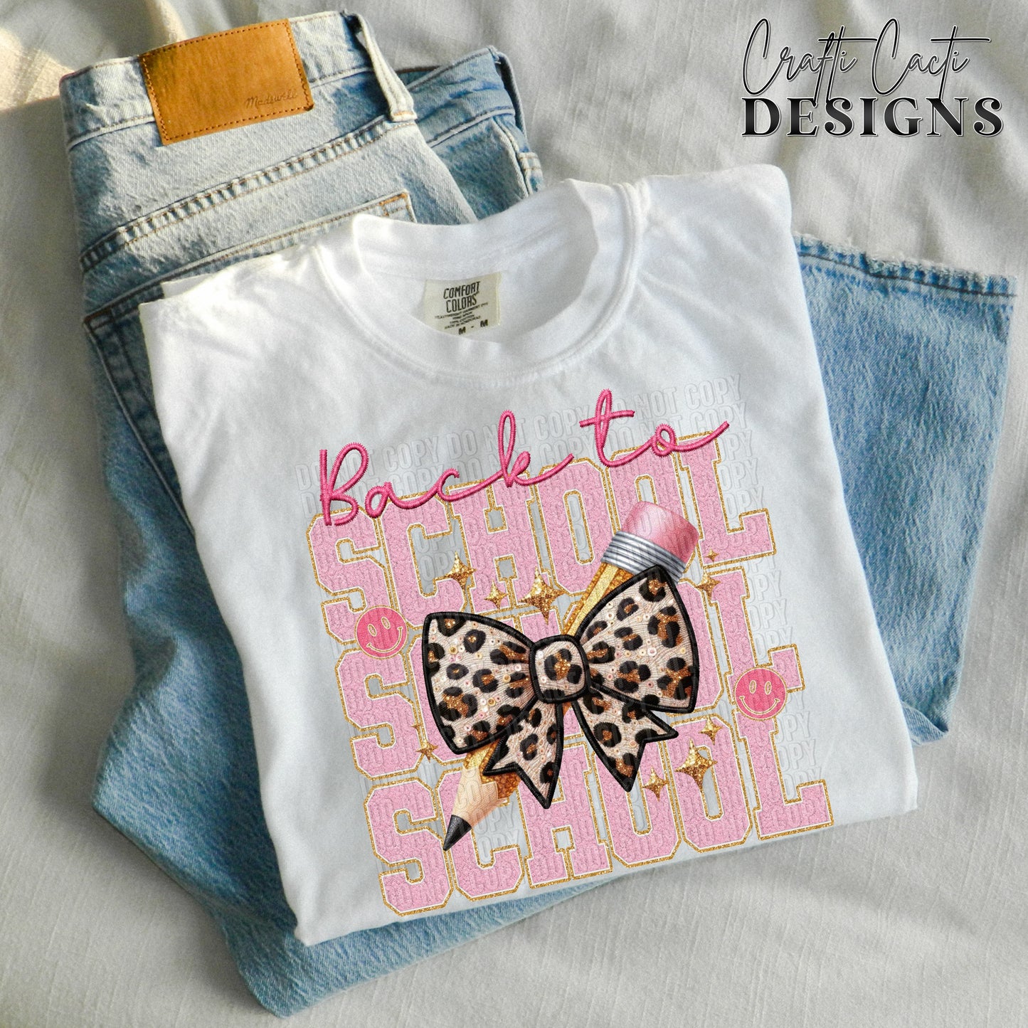 Back To School Coquette Pencil Bow Digital Download