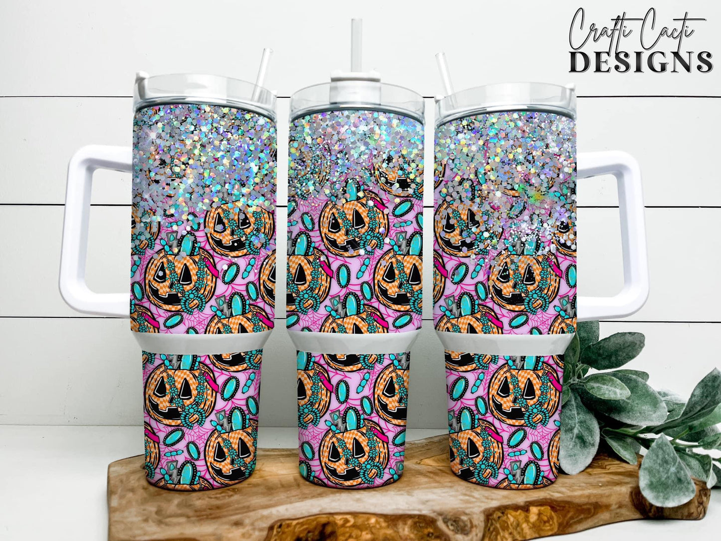 Concho Treat Basket Tumbler Wrap Digital Download