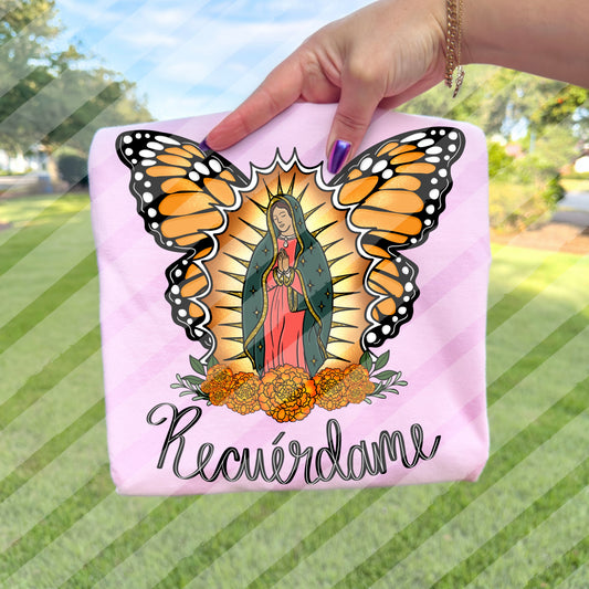 Virgin Mary Butterfly Recuérdame - Hispanic - Digital Download