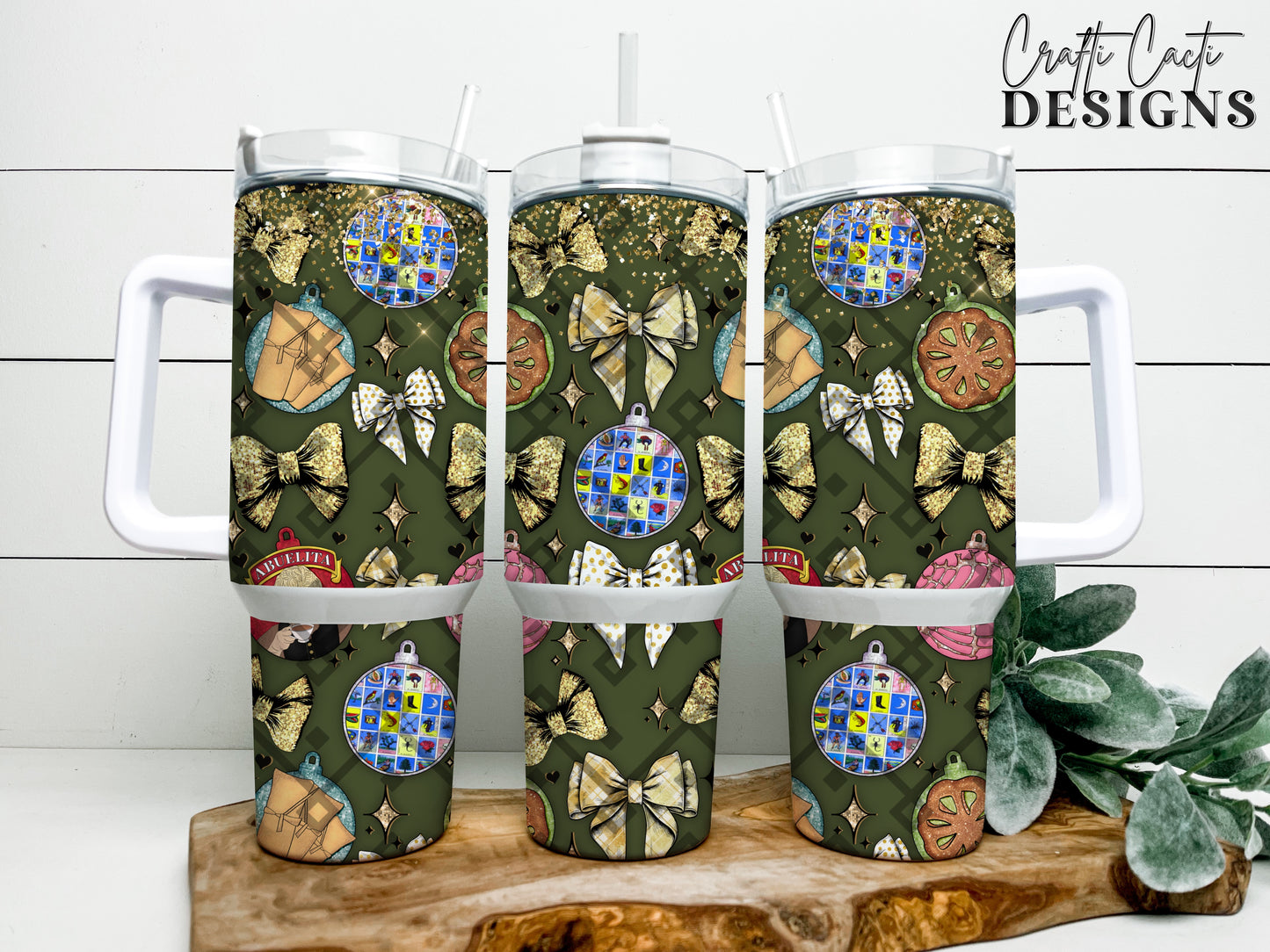 Mexican Ornaments Tumbler Wrap - Hispanic - Digital Download