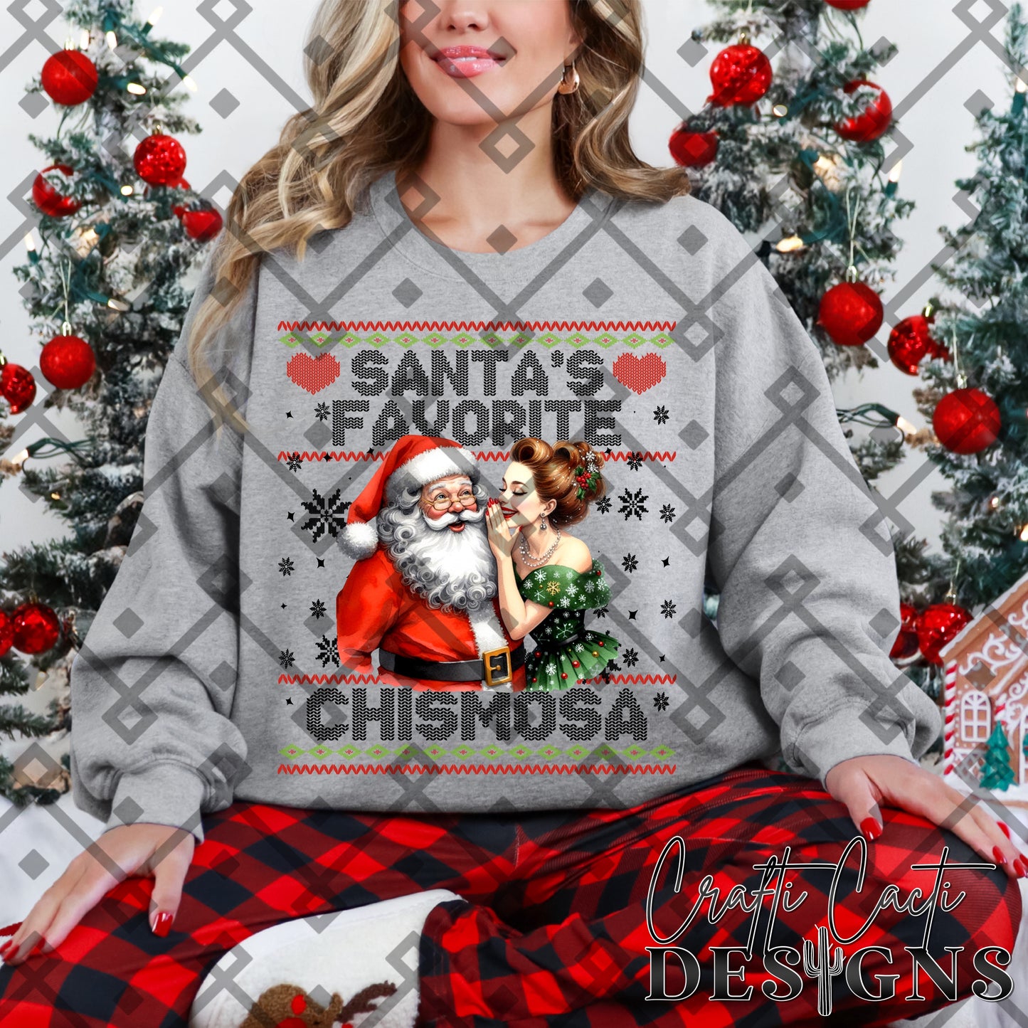 Santa's Favorite Chismosa - Hispanic - Digital Download