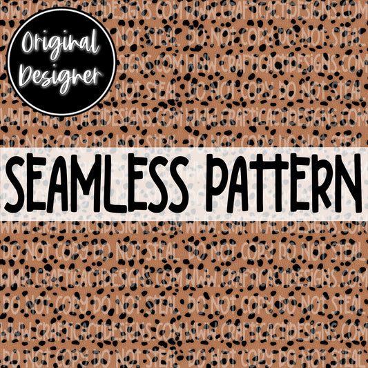 Dalmatian Brown Seamless Digital Download