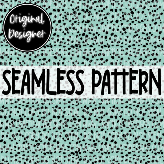 Dalmatian Mint Seamless Digital Download