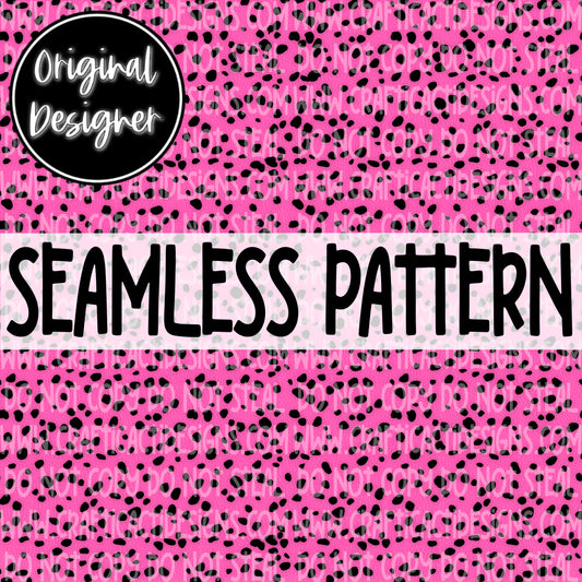 Dalmatian Pink Seamless Digital Download