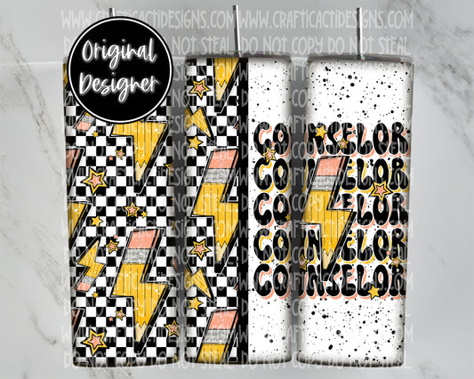 Counselor Tumbler Wrap Digital Download