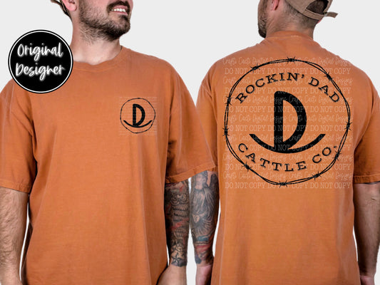 Rockin’ Dad Cattle Co. (Pocket Included) Digital Download