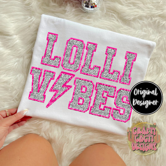 Lolli Vibes Faux Embroidery Digital Download