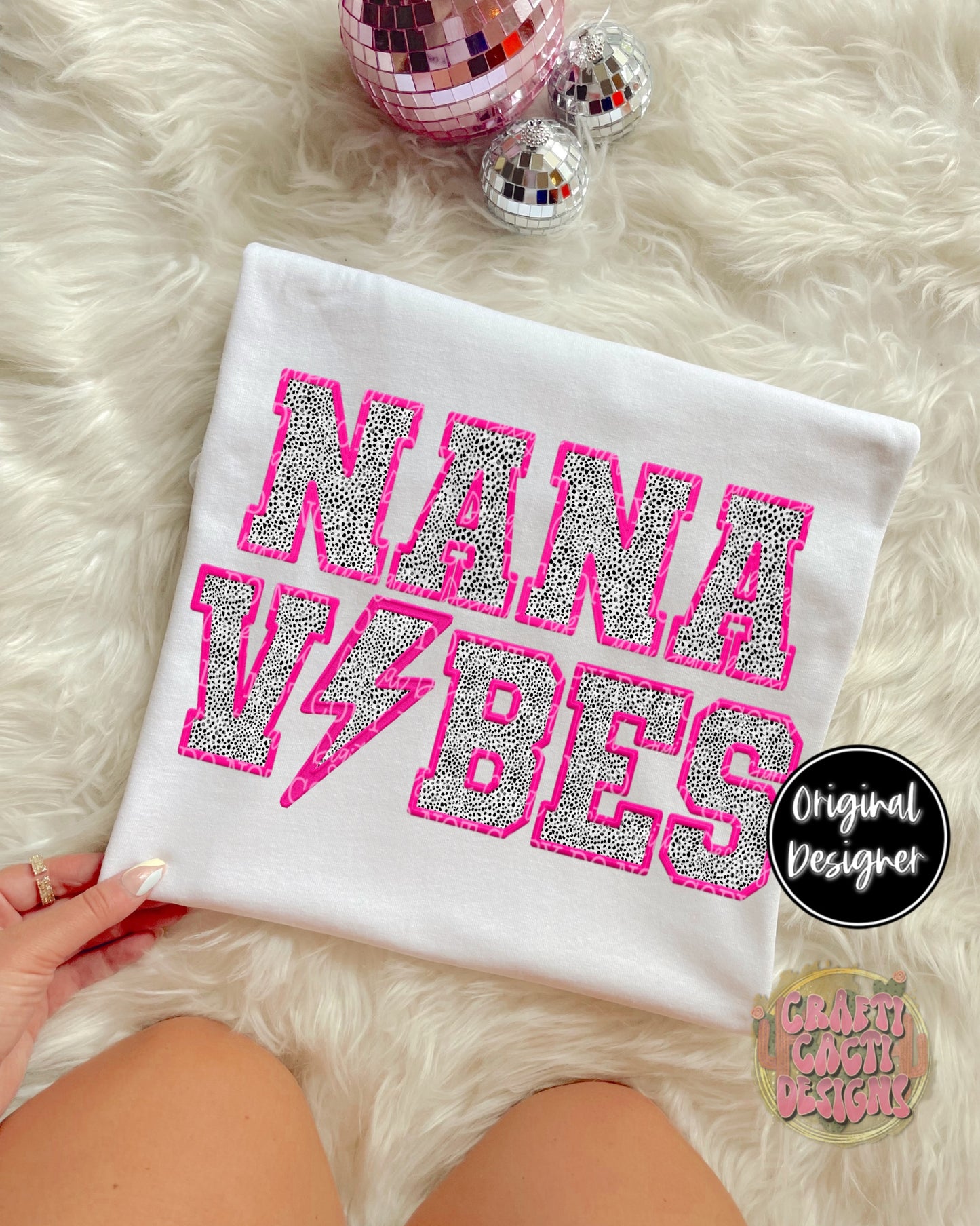 Nana Vibes Faux Embroidery Digital Download