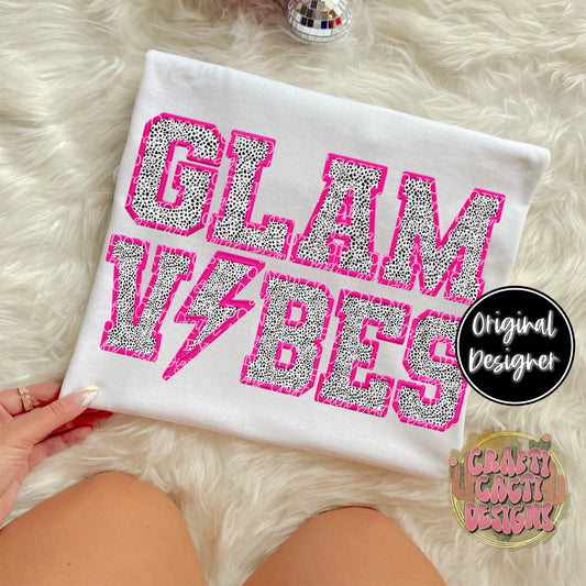 Glam Vibes Faux Embroidery Digital Download