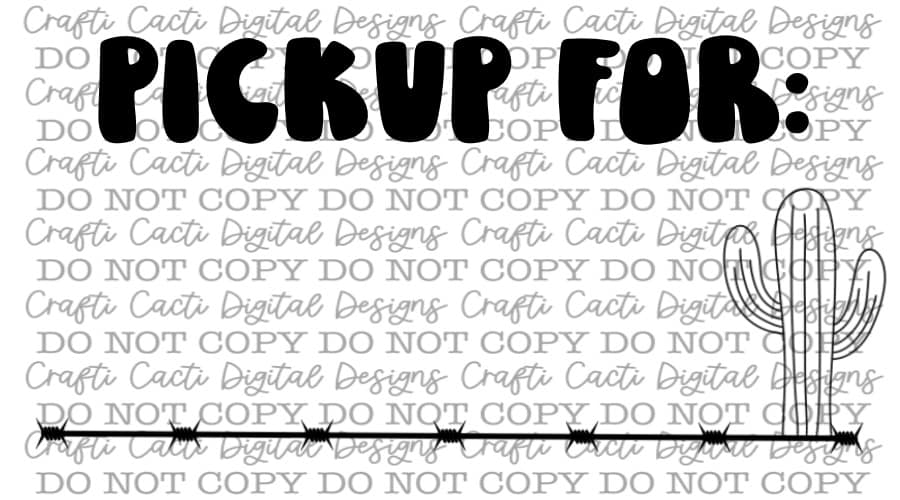 Pickup For Thermal Label Digital Download