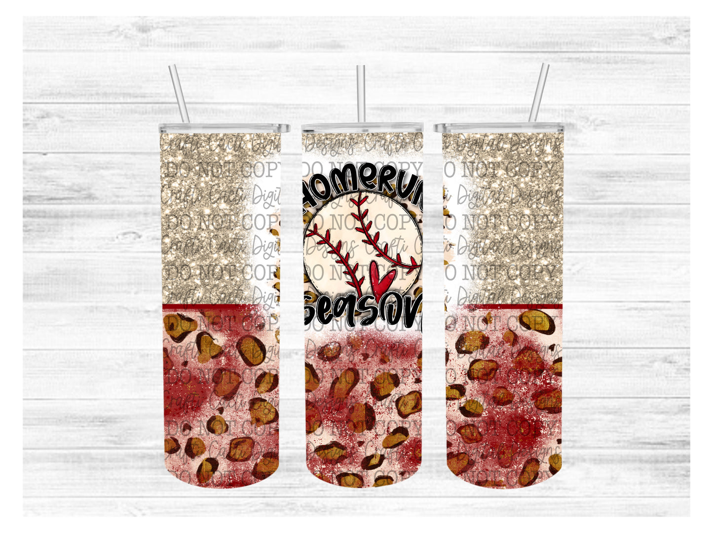 Baseball Tumbler Wrap Digital Download - 20 oz Tumbler