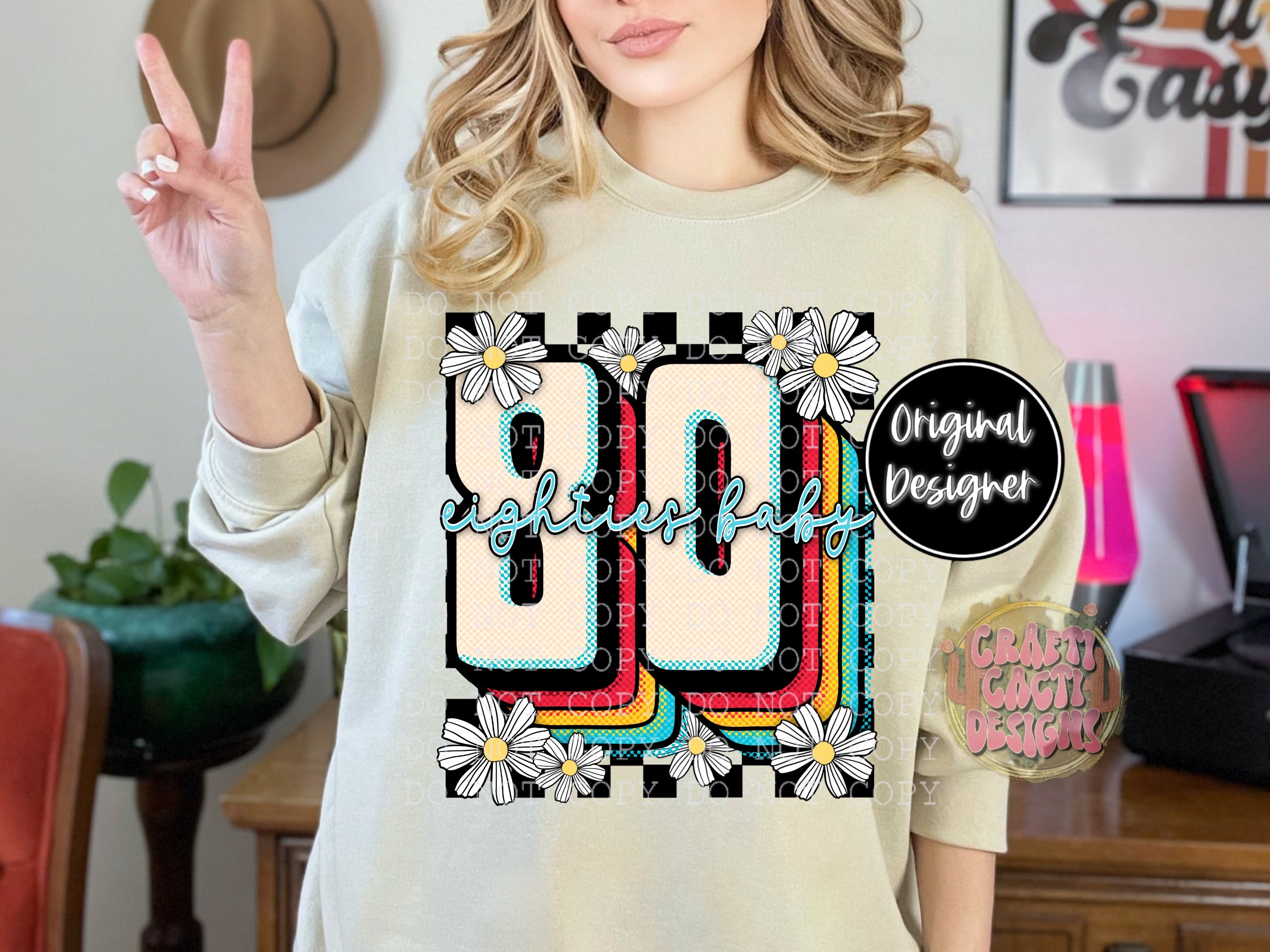 80s Baby Retro Digital Download – Crafti Cacti Digital Designs