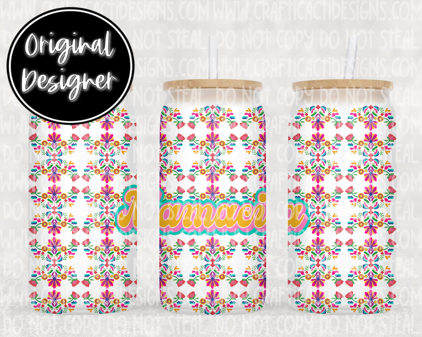 Mamacita 16 oz Tumbler Wrap Digital Download