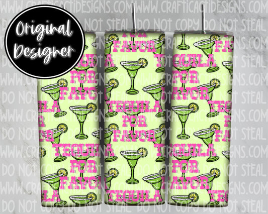 Tequila Por Favor Tumbler Wrap Digital Download