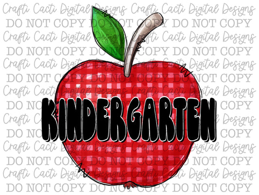 Apple - Kindergarten Digital Download