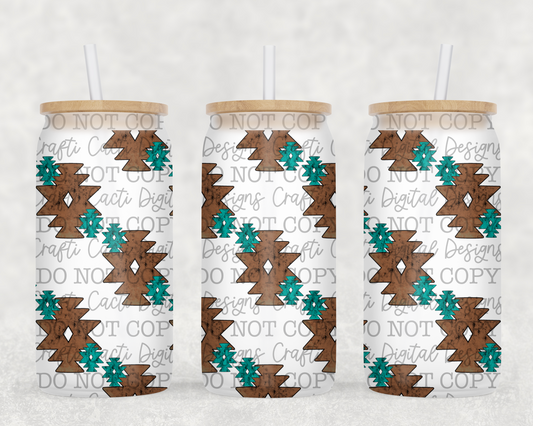 Aztec 16 oz Tumbler Wrap Digital Download