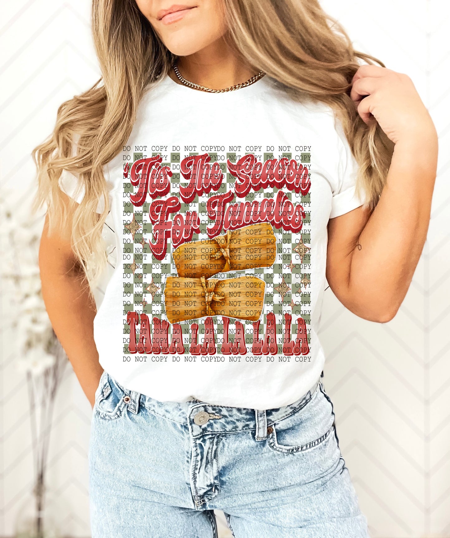 'Tis The Season For Tamales - Glitter Stars - Digital Download