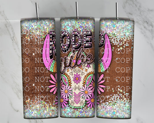 Rodeo Vibes Tumbler Wrap Digital Download