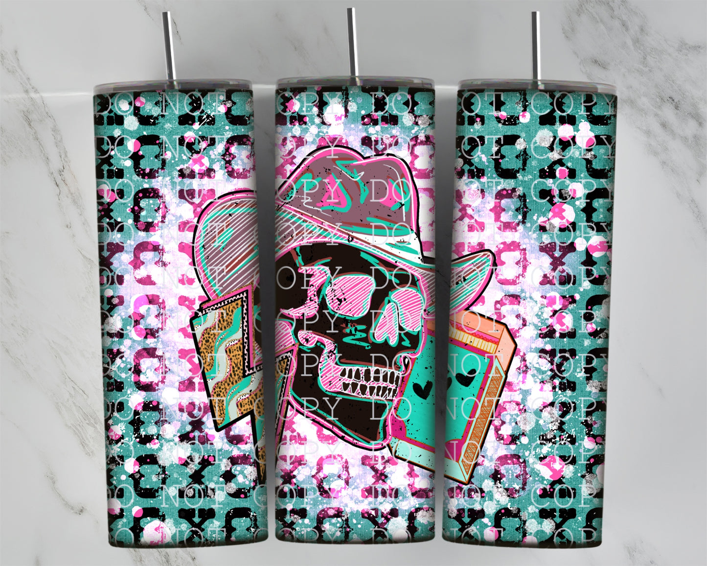 XOXO Cowboy Tumbler Wrap Digital Download