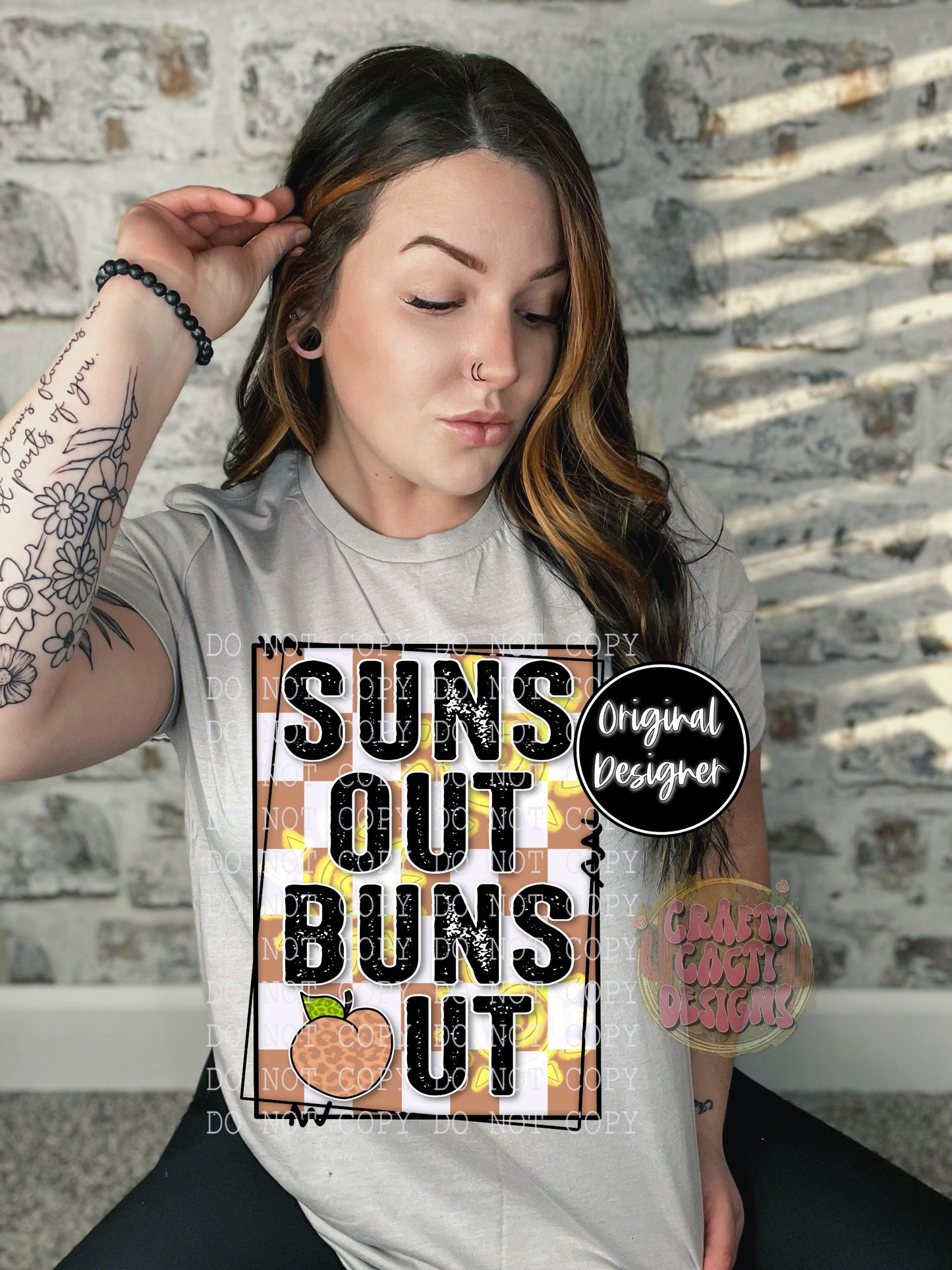 Suns Out Buns Out Digital Download Crafti Cacti Digital Designs 8722