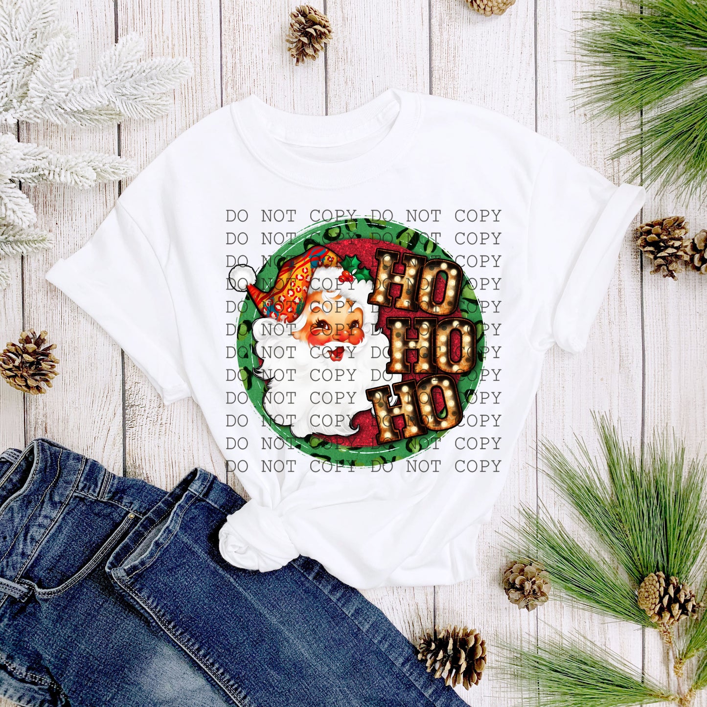 Ho Ho Ho - Multi Color Digital Download