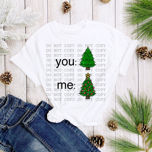 You Me Christmas Trees Digital Download